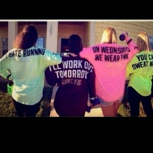 PINK VS ON WEDNESDAY WE WEAR PINK CREW/COLLECTOR'S